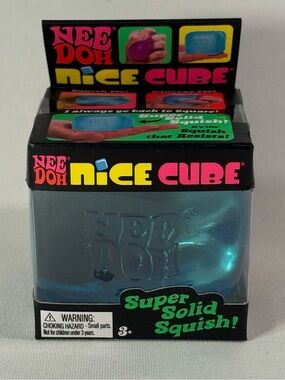 🌊 [BRAND NEW] NEE DOH NICE CUBE SUPER SOLID SQUISH! VIRAL SQUISHY TOY SCHYLLING
